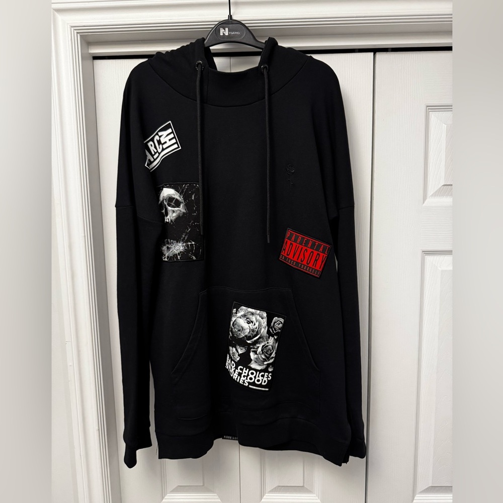Black Rose London Graphic Sweatshirt Hoodie